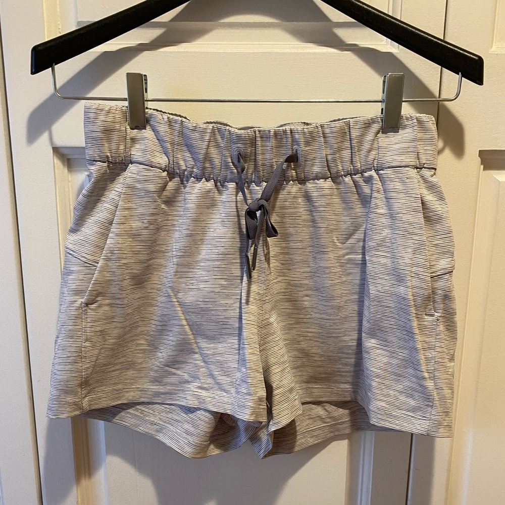 Lululemon grey shorts - size 6 - worn fewer than 5 times